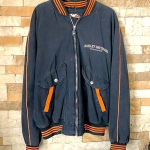 Vintage Harley Davidson Riding Jacket Coat Full Zip Men’s Size Medium